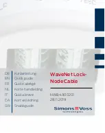 Simons Voss Technologies WaveNet Lock-Node Cable Quick Manual предпросмотр