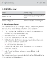 Предварительный просмотр 15 страницы Simons Voss Technologies WaveNet Lock-Node Cable Quick Manual