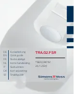 Preview for 1 page of SimonsVoss TRA.G2.FSR Quick Manual