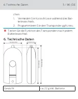 Preview for 11 page of SimonsVoss TRA.G2.FSR Quick Manual