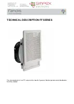 Предварительный просмотр 1 страницы Simpex Electronic Fandis FF Series Technical Description