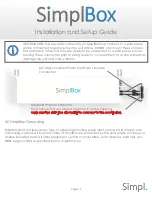 Preview for 19 page of simpl SimplBox Installation And Setup Manual