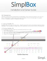 Preview for 22 page of simpl SimplBox Installation And Setup Manual