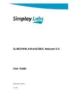 Preview for 1 page of Simplay Labs SL-863 User Manual