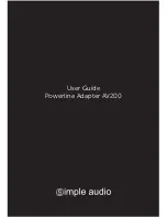 Simple Audio AV200 User Manual preview