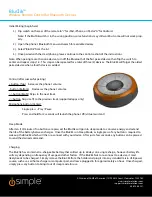 Preview for 1 page of Simple BluClik Quick Start Manual