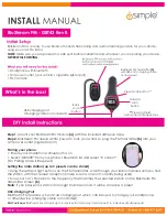 Preview for 1 page of Simple BluStream FM Install Manual