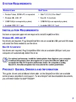 Preview for 2 page of SimpleTech SIMPLEDRIVE MINI GTW-USB10/4 Quick Start Manual