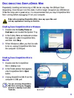 Preview for 6 page of SimpleTech SIMPLEDRIVE MINI GTW-USB10/4 Quick Start Manual