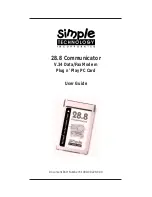 SimpleTech STI-FAX/28.8 User Manual preview