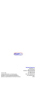 Preview for 8 page of SimpleTech STI-U2F36/160 Quick Start Manual