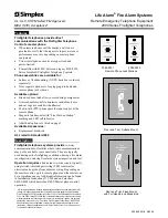 Preview for 1 page of Simplex 2084-9002 Installation Instructions