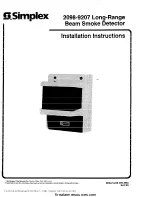 Preview for 1 page of Simplex 2098-9207 Installation Instructions Manual