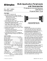 Simplex 2098-9207A Installation Instructions preview