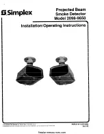 Preview for 1 page of Simplex 2098-9650 Installation & Operating Instructions Manual