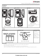 Preview for 3 page of Simplex 4098-5217 Installation Instructions Manual