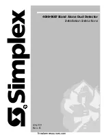 Simplex 4098-9687 Installation Instructions Manual preview