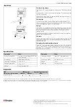 Preview for 2 page of Simplex 4099-5210 Instructions