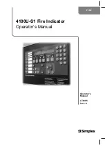 Preview for 1 page of Simplex 4100U-S1 Operator'S Manual