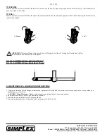 Предварительный просмотр 4 страницы Simplex 54217 Operational Manual