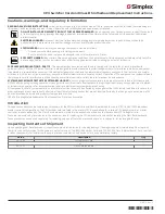 Preview for 1 page of Simplex 637-526 Instructions Manual