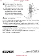 Preview for 8 page of Simplex 87091 Operational Manual