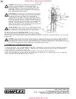 Preview for 12 page of Simplex 87091 Operational Manual