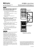 Preview for 1 page of Simplex AUTOCALL 4100-9930 Manual