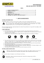 Preview for 2 page of Simplex HCCS0070 Manual