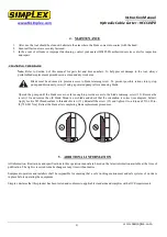 Preview for 4 page of Simplex HCCS0070 Manual