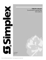 Simplex LifeAlarm 4005 Series Programming Instructions Manual preview