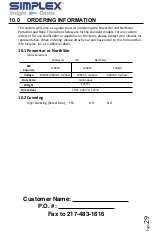 Preview for 31 page of Simplex NORTHSTAR 125 KW Manual