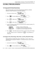 Preview for 43 page of Simplex operating and programming inst Installation, Operating And Programming Instructions Manual