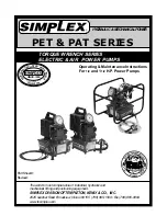 Simplex PAT SERIES Operating & Maintenance Instructions preview