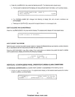 Preview for 20 page of Simplex Saturn 2500 Operating Instructions Manual