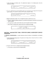 Preview for 32 page of Simplex Saturn 2500 Operating Instructions Manual