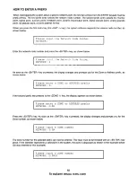 Preview for 72 page of Simplex Saturn 2500 Operating Instructions Manual