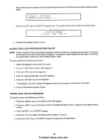 Preview for 88 page of Simplex Saturn 2500 Operating Instructions Manual