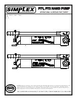 Preview for 1 page of Simplex Silver Lite P71 Operational Manual