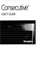 Предварительный просмотр 1 страницы Simplex Simplex Consecutive User Manual