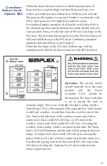 Preview for 20 page of Simplex STS DAY TANK Manual