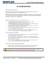 Preview for 16 page of Simplex SWIFT-E Manual