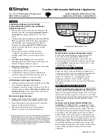 Simplex TrueAlert 4906-9202 Instructions preview