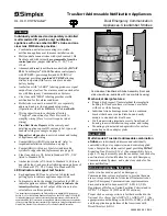 Preview for 1 page of Simplex TrueAlert 4906-9208 Instructions