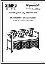 Предварительный просмотр 1 страницы Simpli Home INT-AXCADR-BNCH-EB Manual