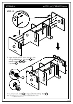 Предварительный просмотр 17 страницы Simpli Home WyndenHall Brooklyn + Max AXCRBUR72-MAH Assembly Manual