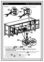 Предварительный просмотр 24 страницы Simpli Home WyndenHall Brooklyn + Max AXCRBUR72-MAH Assembly Manual