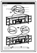 Предварительный просмотр 26 страницы Simpli Home WyndenHall Brooklyn + Max AXCRBUR72-MAH Assembly Manual