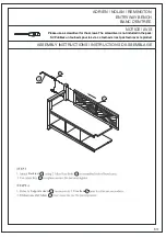 Предварительный просмотр 6 страницы Simpli Home WyndenHall Brooklyn + Max INT-AXCADR-BNCH-EB User Assembly Manual