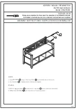 Предварительный просмотр 8 страницы Simpli Home WyndenHall Brooklyn + Max INT-AXCADR-BNCH-EB User Assembly Manual